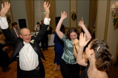 Reception dancing